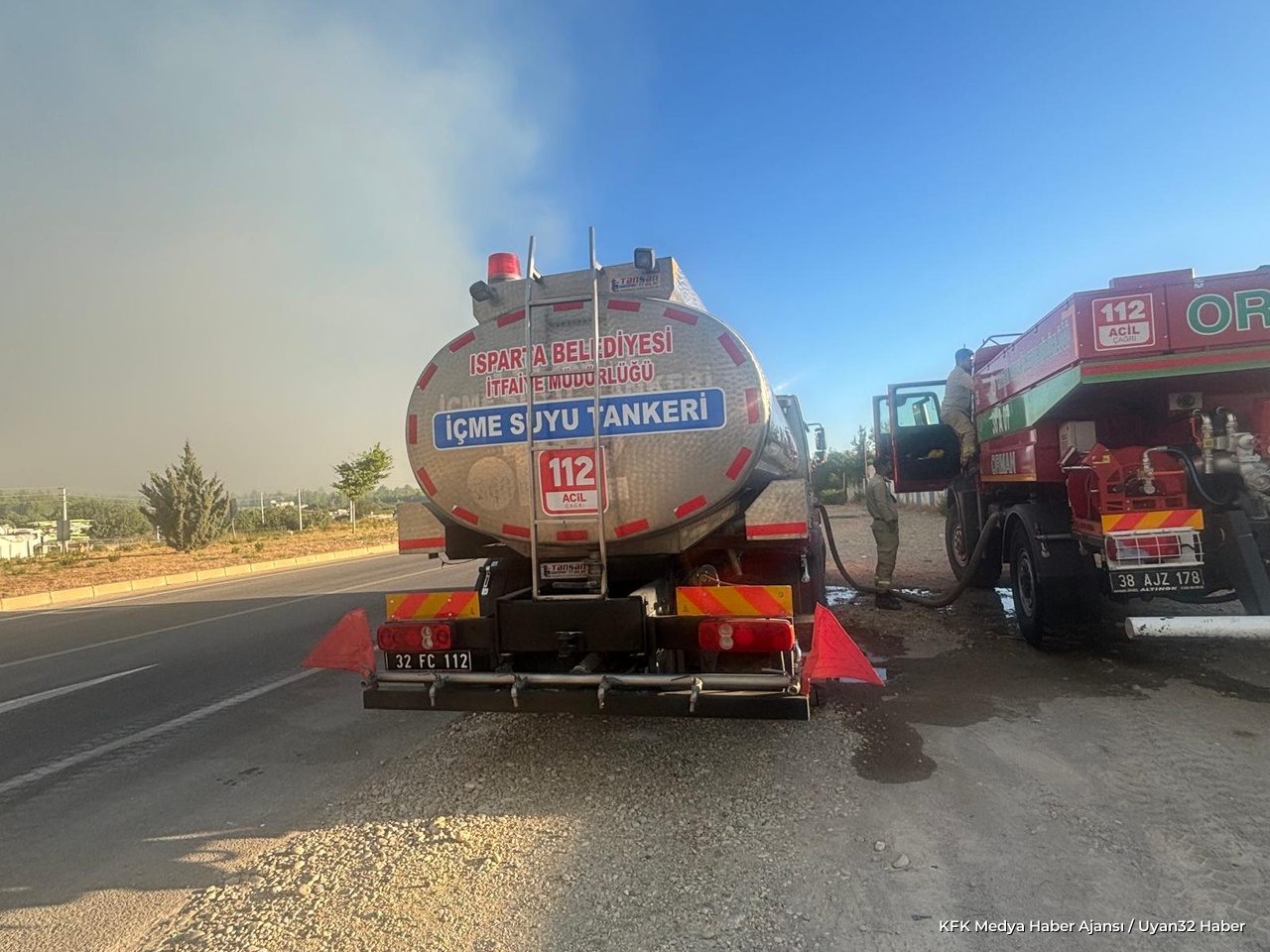 Antalya Aksu Yangınına Isparta'dan Acil Ekip Desteği - Detay 2