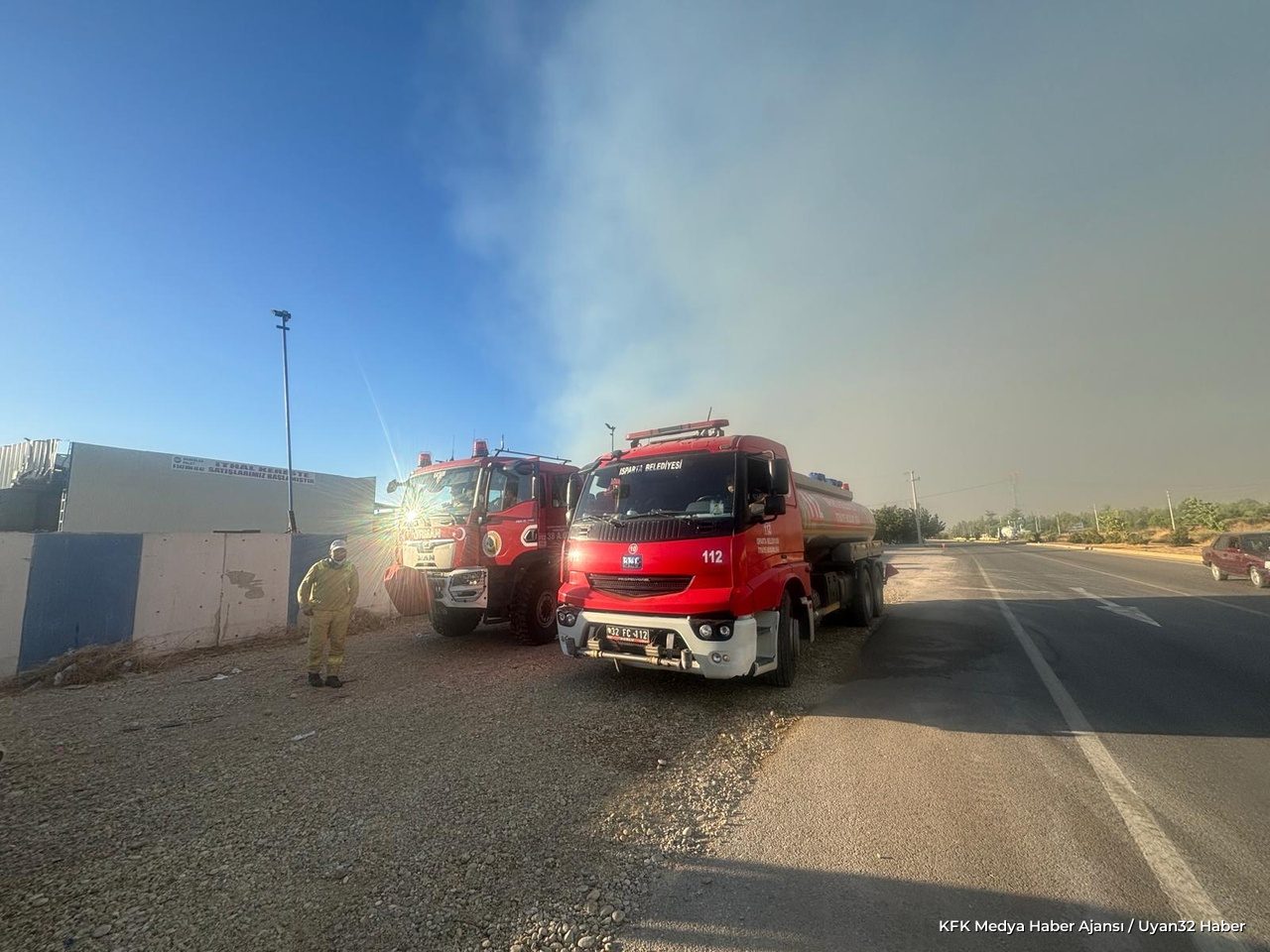 Antalya Aksu Yangınına Isparta'dan Acil Ekip Desteği - Detay 5