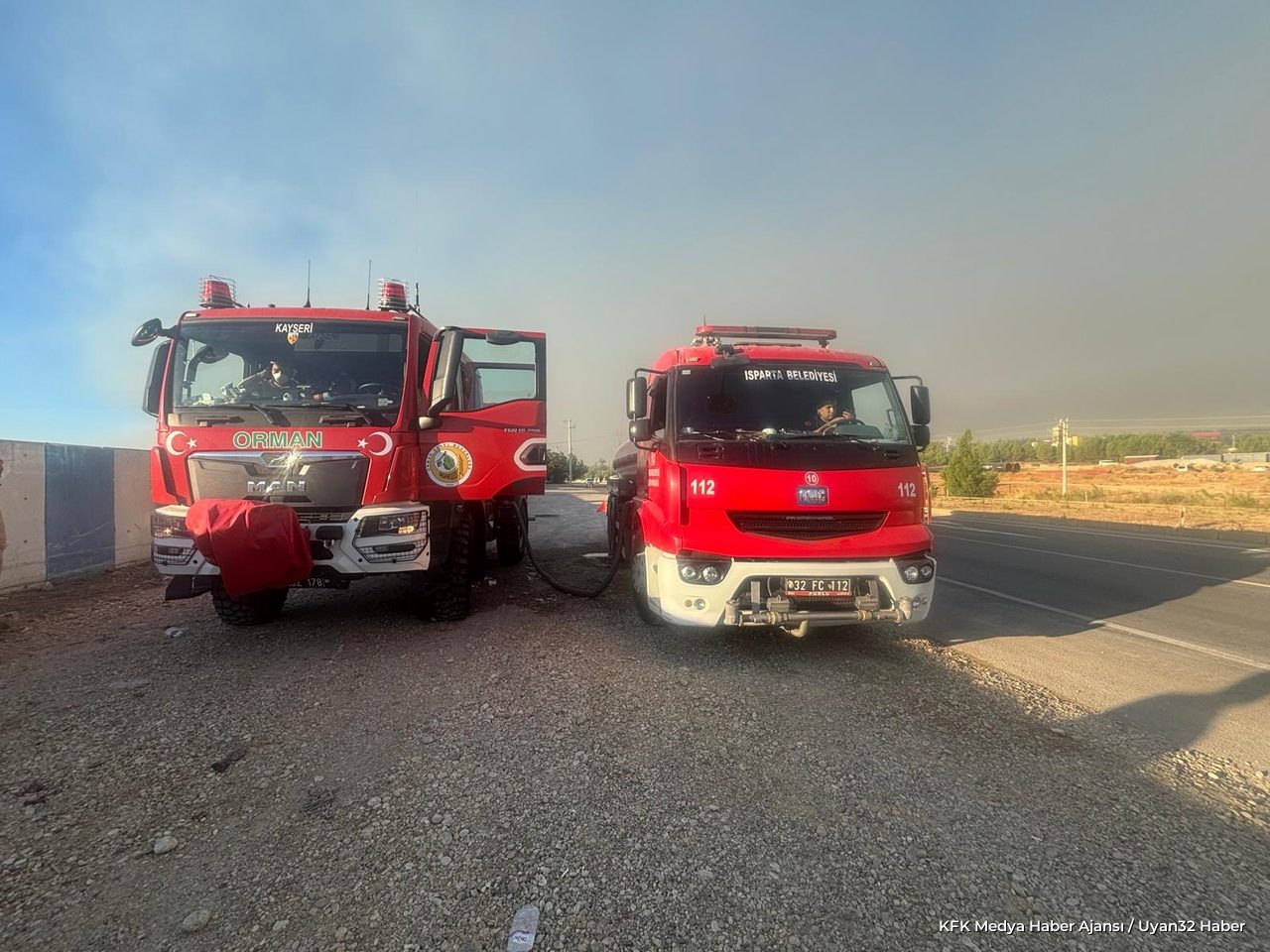 Antalya Aksu Yangınına Isparta'dan Acil Ekip Desteği - Detay 6