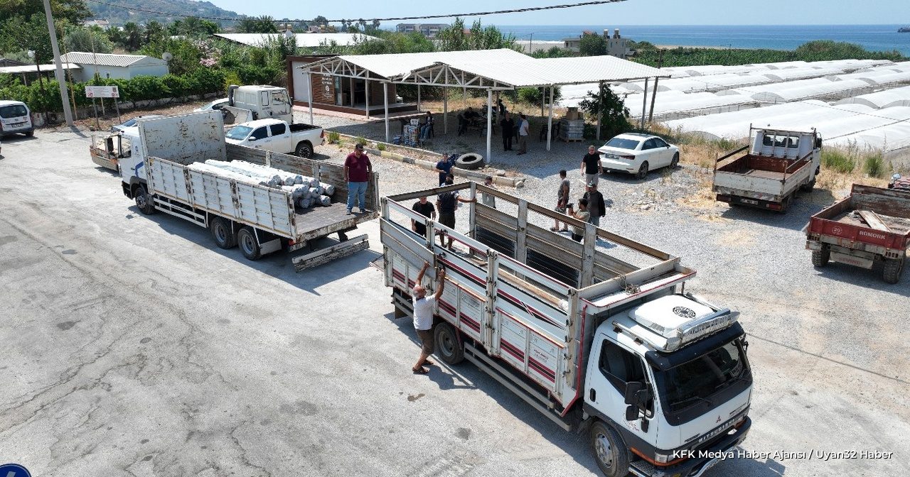 Yangın Sonrası Çiftçilere Destek