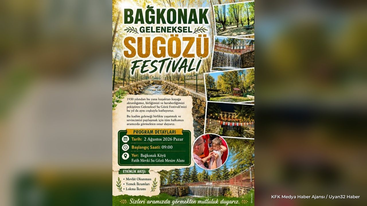 Bağkonak Geleneksel Sugözü Festivali Kapılarını Açıyor!