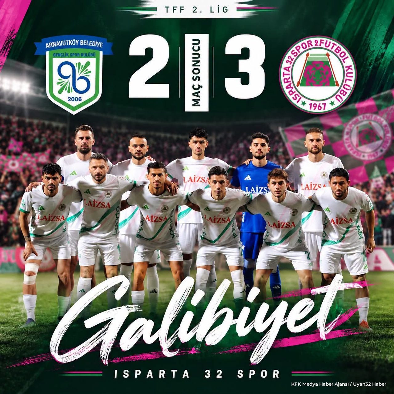 Başkan Başdeğirmen'den Isparta 32 Spor'a Galibiyet Tebriği
