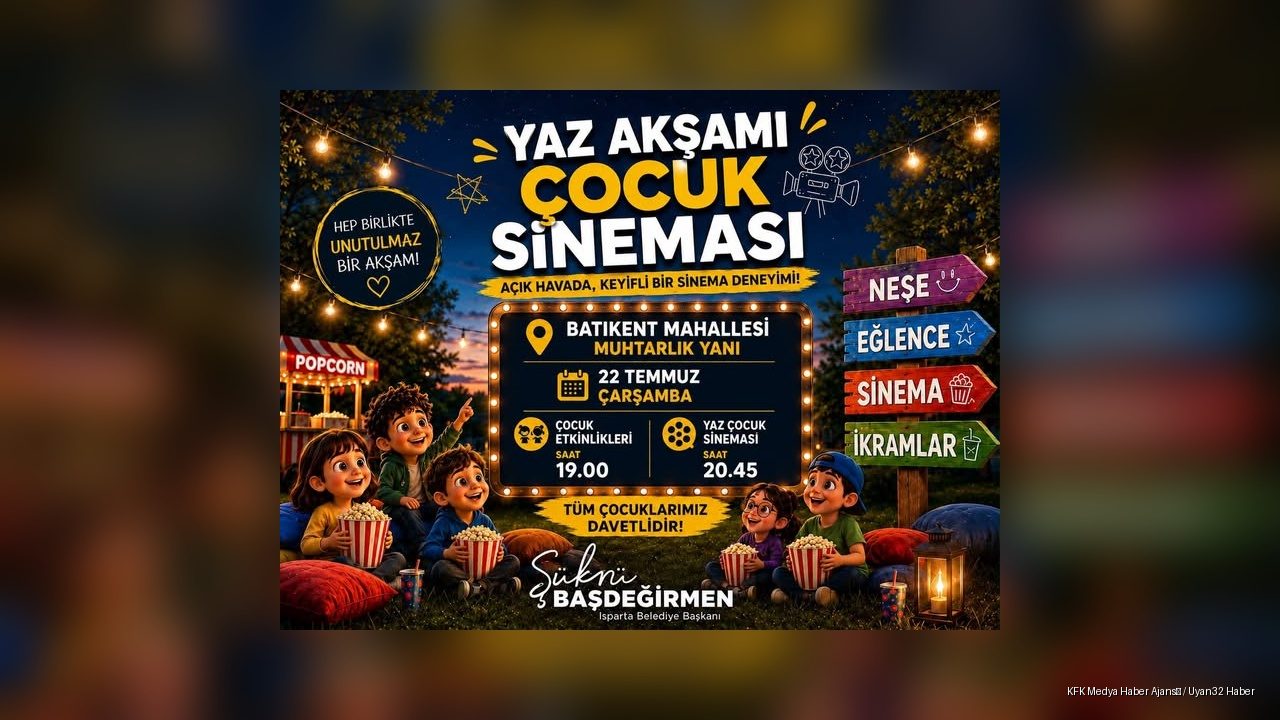 Batıkent'te Yaz Akşamı Çocuk Sineması