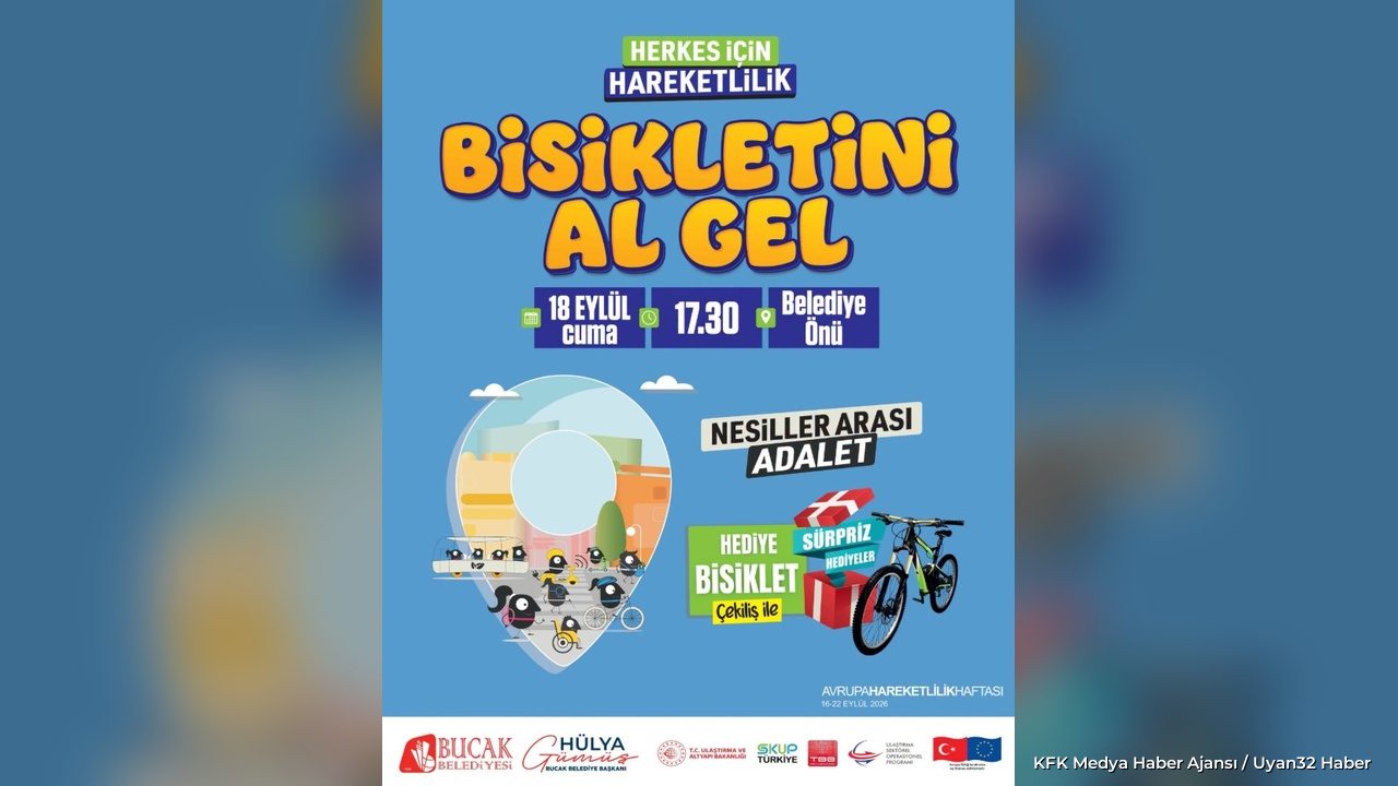 Bucak Belediyesi'nden Bisiklet Etkinliği: Pedallar Çevrilecek