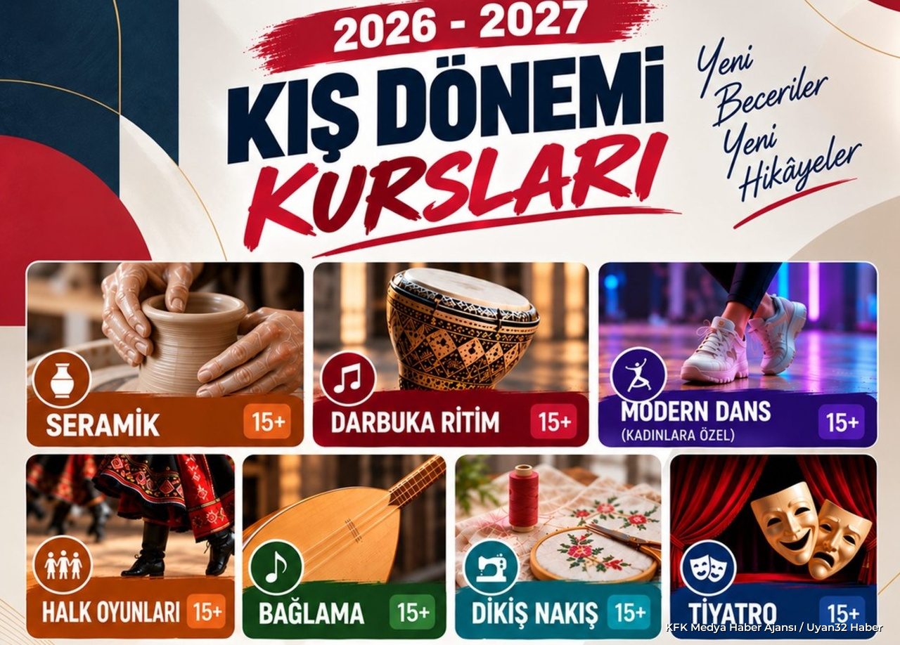 Burdur'da Kış Dönemi Kurs Kayıtları Başladı: İşte 7 Branş