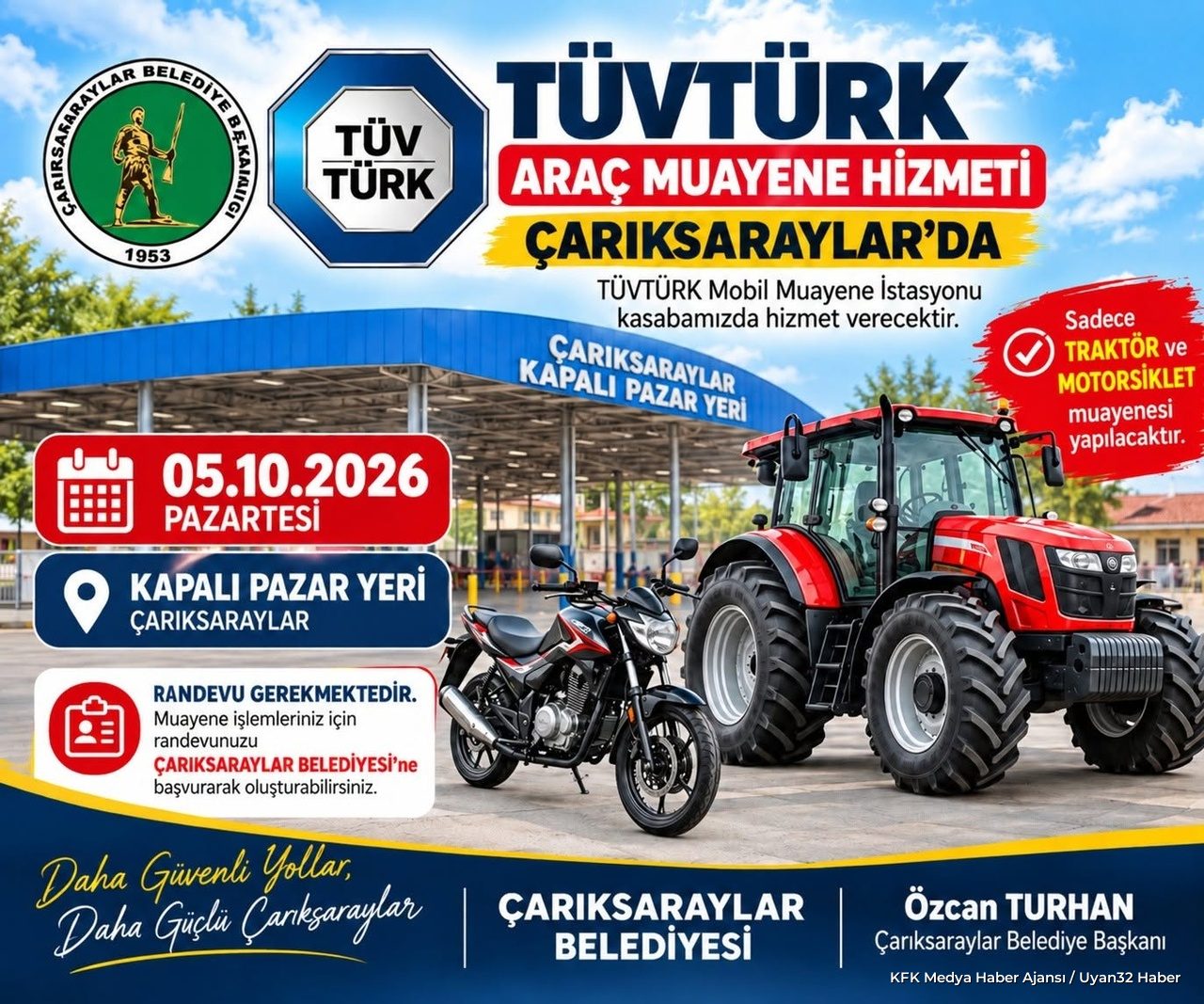 TÜVTÜRK Muayenesi Ertelendi