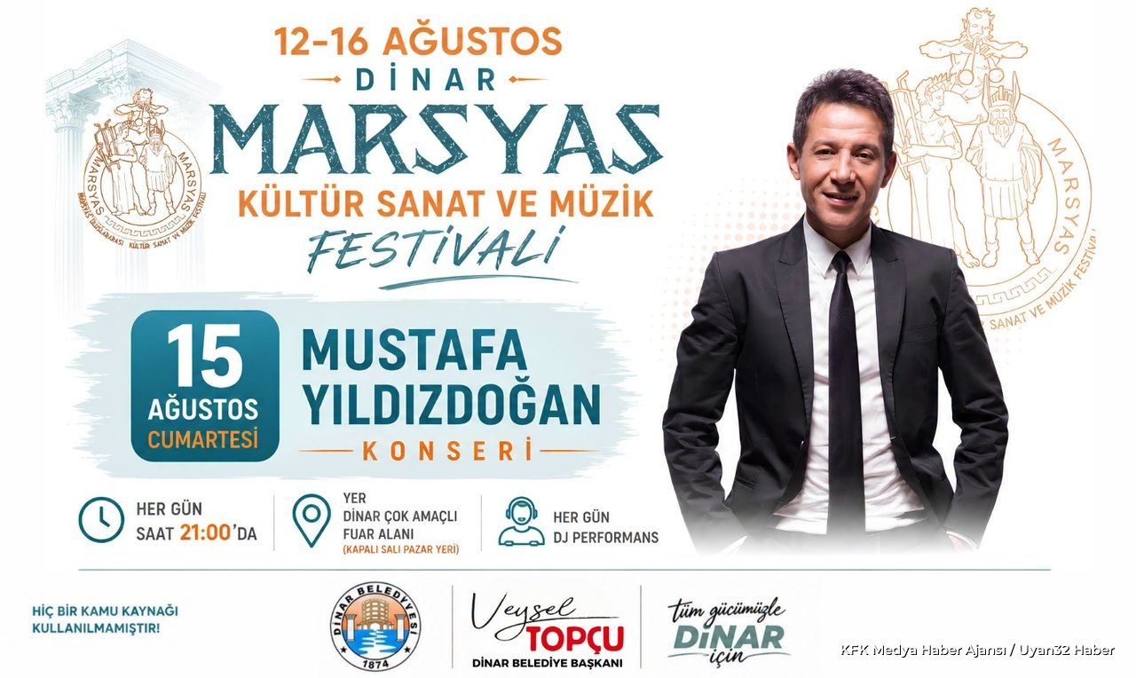 Dinar Marsyas Kültür ve Sanat Festivali Programı Belli Oldu