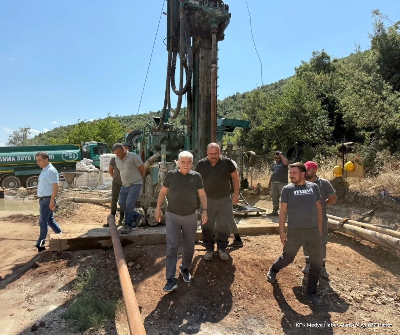DSİ Bölge Müdürü Osman Erkan Sondaj Çalışmalarını İnceledi