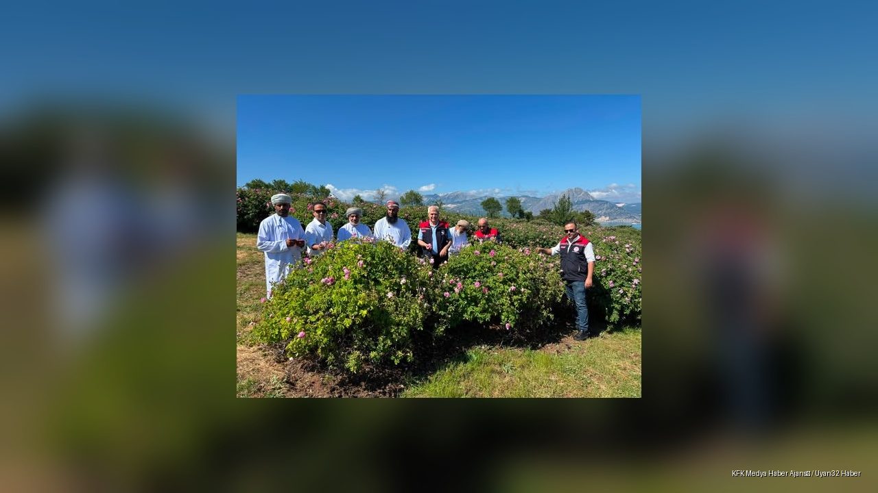 Dünya Gül Yağı Merkezi Isparta Umman Heyetini Ağırladı