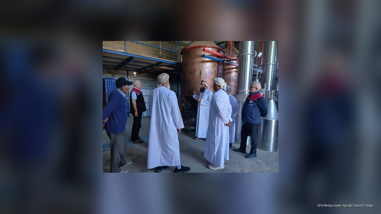 Dünya Gül Yağı Merkezi Isparta Umman Heyetini Ağırladı