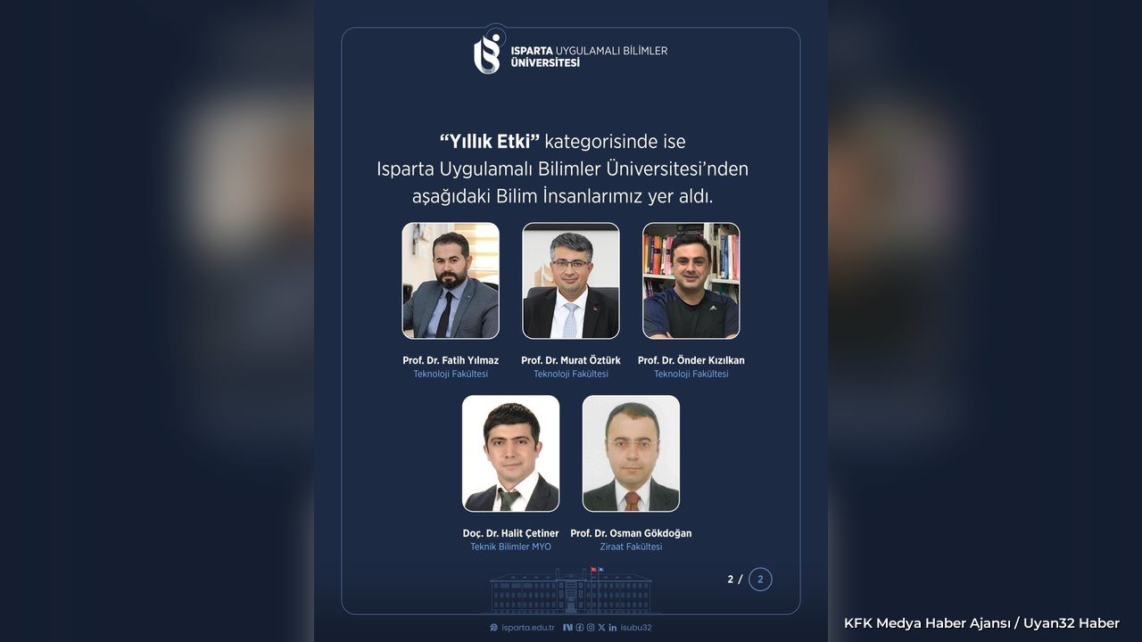 Dünyanın En Etkili Bilim İnsanları Listesinde ISUBÜ’den 7 İsim