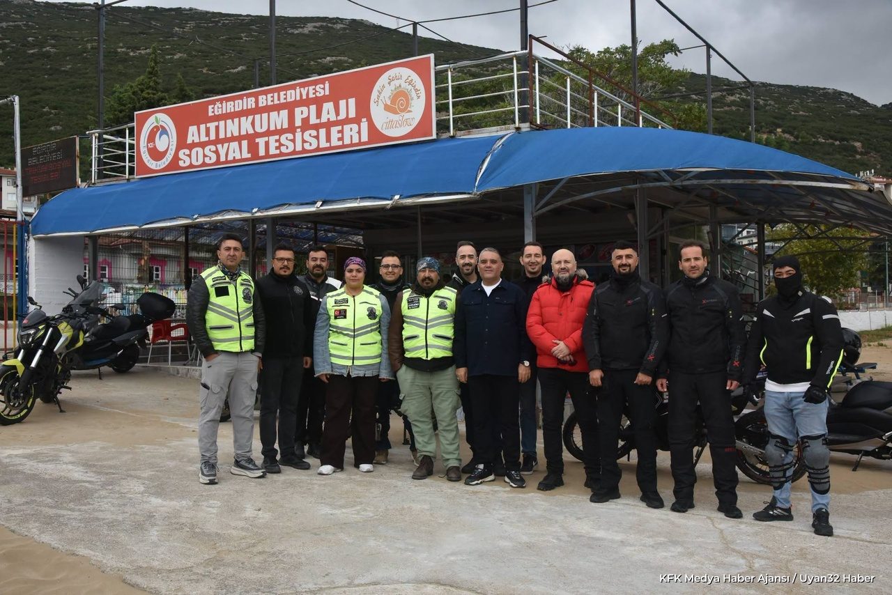 Eğirdir’de 1. Motosiklet festivali gerçekleştirildi