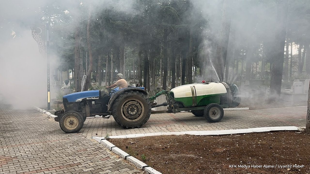 Eğirdir'de Yaz İlaçlaması Devam Ediyor