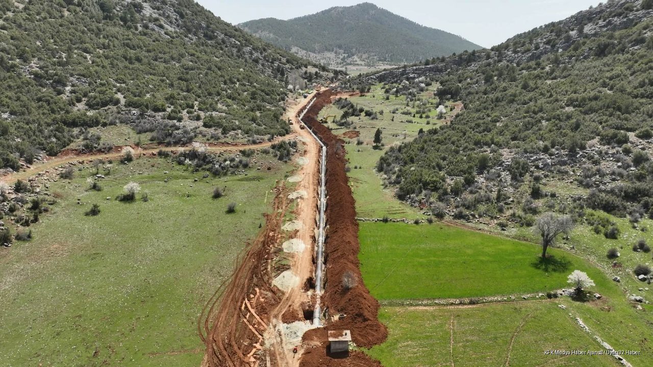 Eğirdir Gölü'ne Su Aktarılıyor