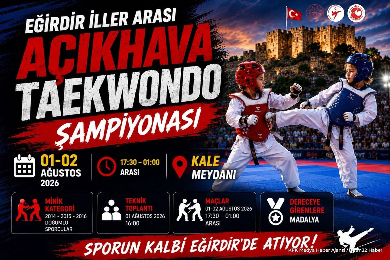 Eğirdir, İller Arası Taekwondo Şampiyonasına Ev Sahipliği Yapacak