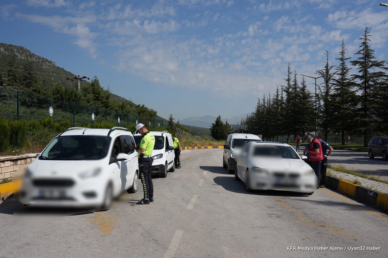 Isparta'da Emniyetten Denetim Hamlesi