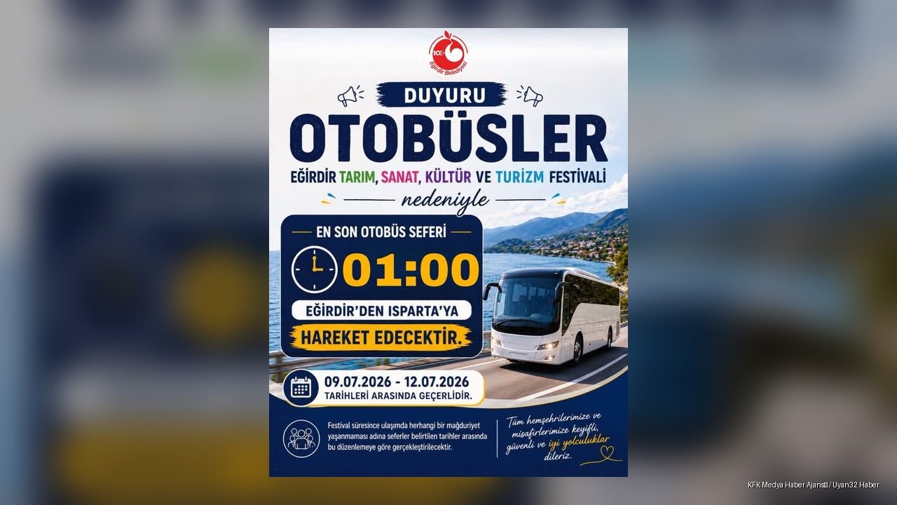 Festival İçin Ulaşım Düzenlemesi: Son Otobüs Seferi 01.00