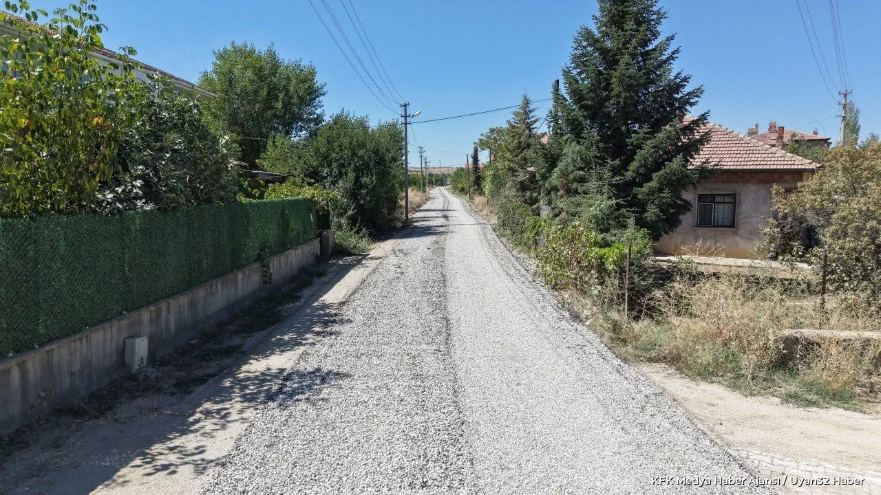 Gelendost'ta Asfalt Yenileme Tamamlandı