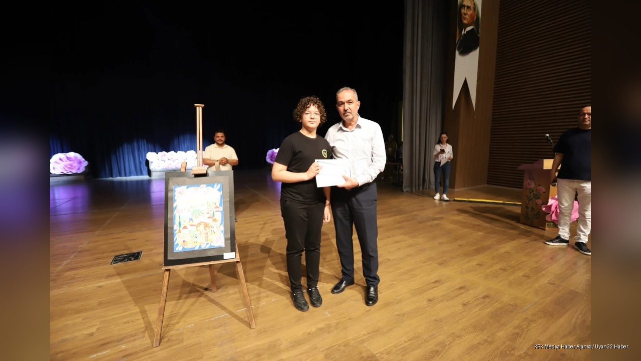 Gül Festivali Resim Yarışmasında Ödüller Sahiplerini Buldu
