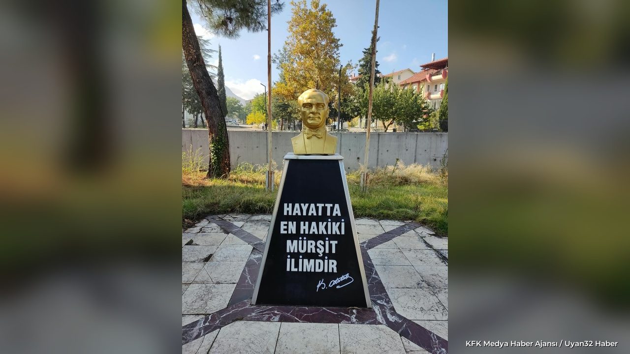 Gündeme Getirdik, Atatürk Büstü Yenilendi