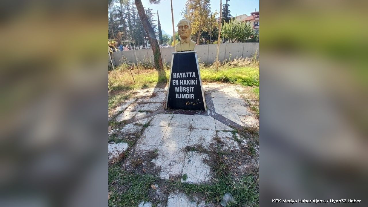 Gündeme Getirdik, Atatürk Büstü Yenilendi - Detay 2