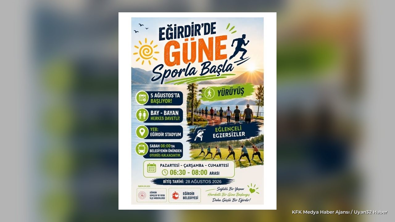 Güne Zinde Başlamak İsteyenler Eğirdir Stadyumu