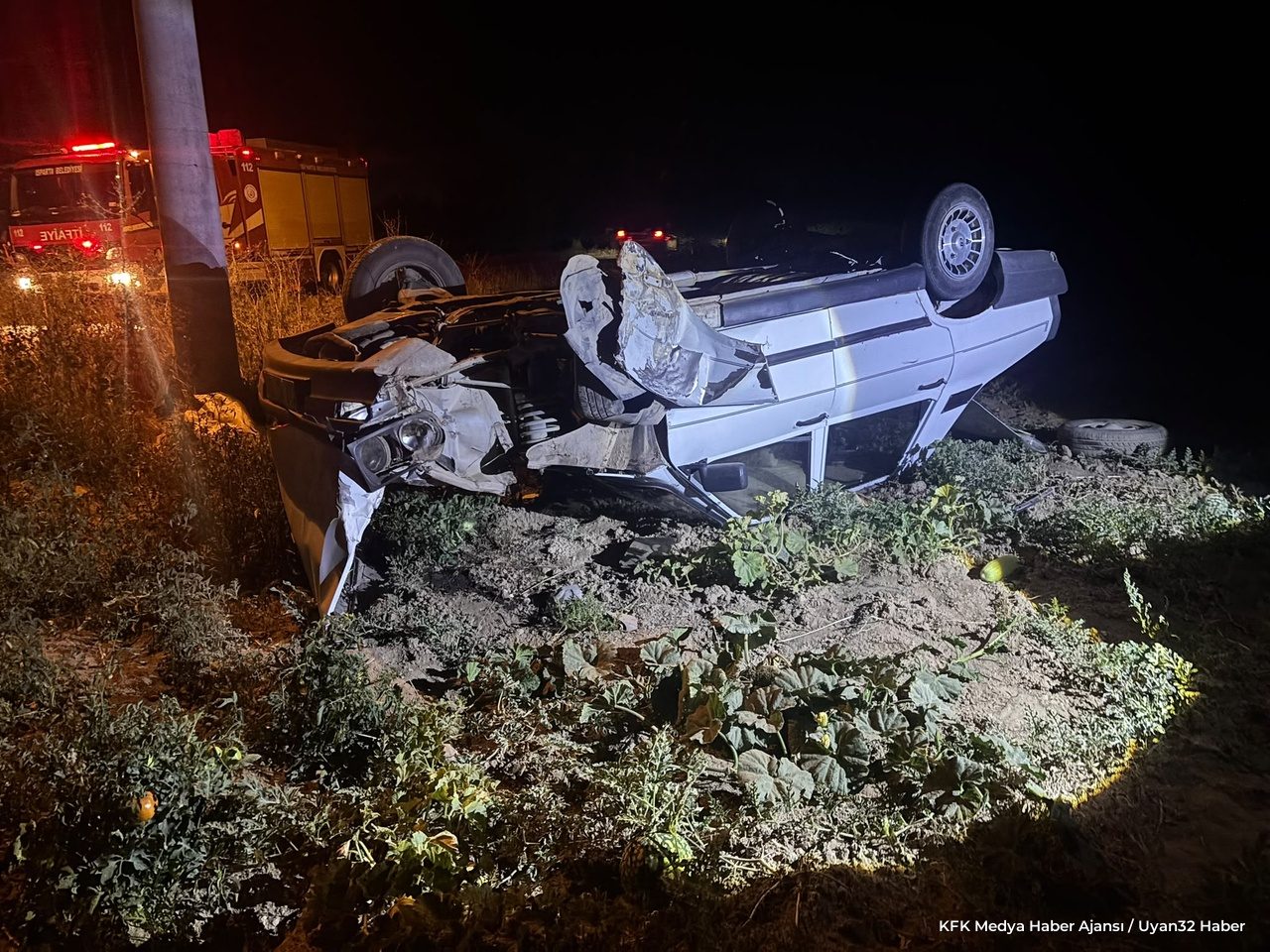 Isparta Aliköy'de Otomobil Takla Attı: Kazada 1 Kişi Yaralandı - Detay 2