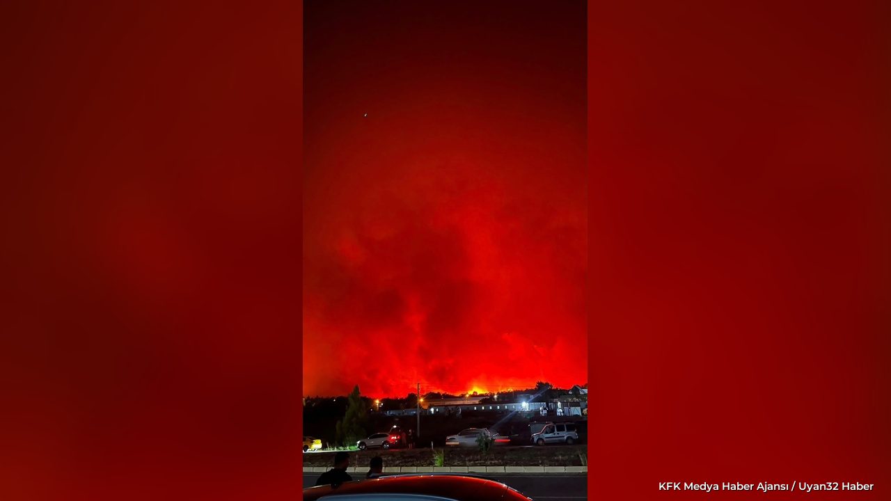 Isparta-Antalya Kara Yolu Ulaşıma Kapalı: Yangın Müdahalesi Sürüyor
