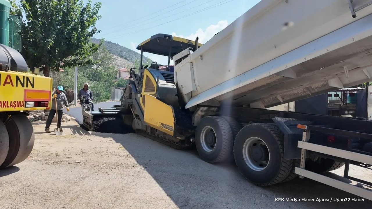 Isparta'da Asfalt Yenileme Seferberliği