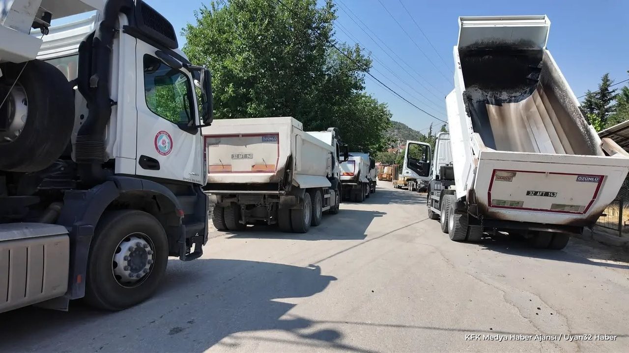 Isparta'da Asfalt Yenileme Seferberliği