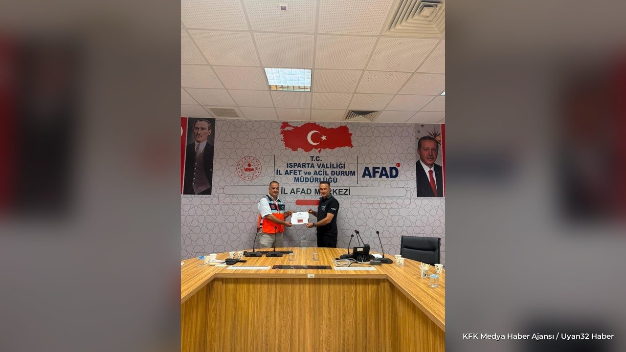 AFAD Gönüllülerine Sertifika Töreni