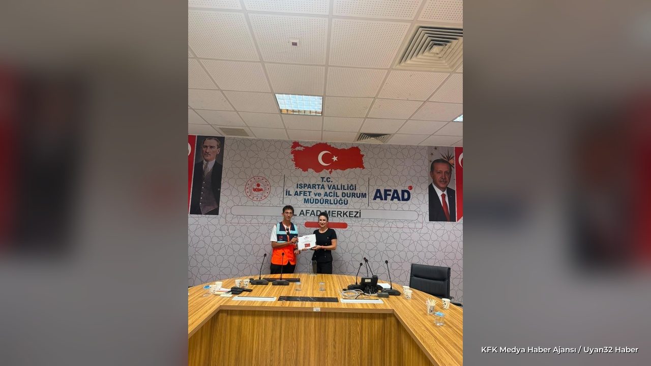 AFAD Gönüllülerine Sertifika Töreni