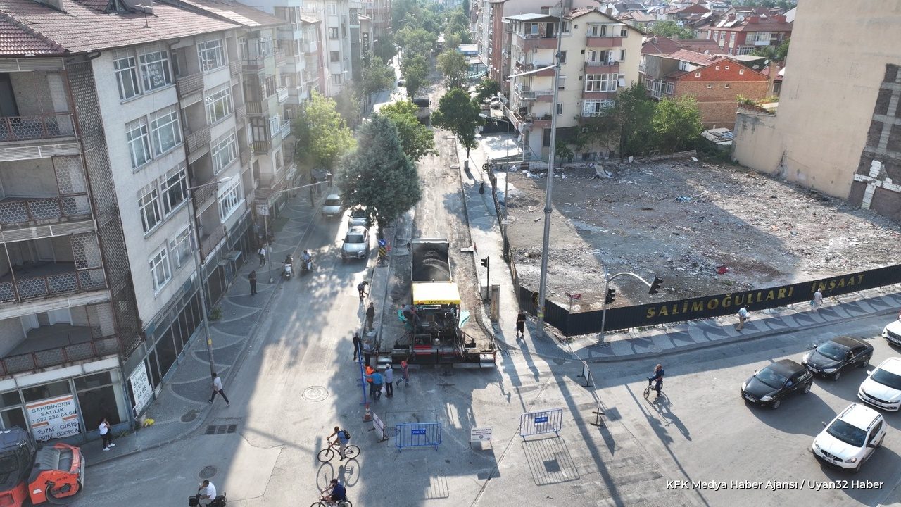Isparta'da Asfalt Yenileme Çalışmaları