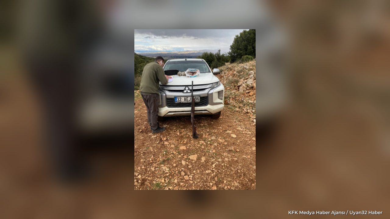 Isparta’da Denetime Takıldı: Kaçak Avcıya Suçüstü!