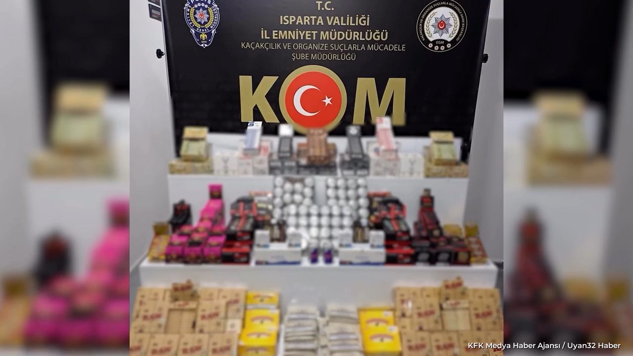 Isparta'da Dev Kaçakçılık Operasyonu: Binlerce Ürün Ele Geçirildi