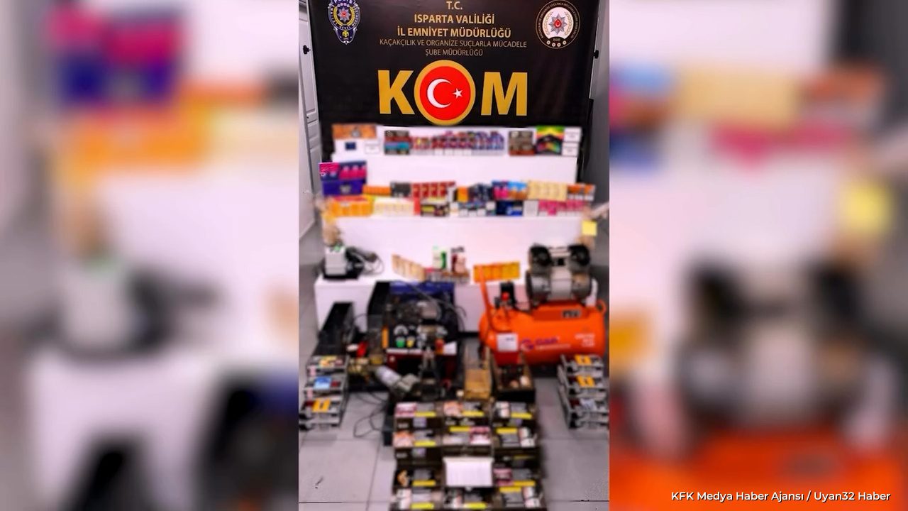 Isparta'da Dev Kaçakçılık Operasyonu: Binlerce Ürün Ele Geçirildi - Detay 3