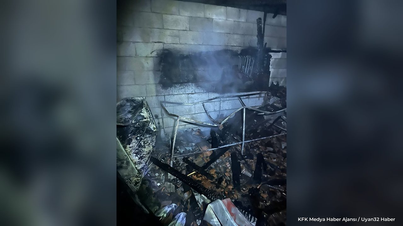 Isparta’da Ev Yangını! Ev Kullanılamaz Hale Geldi - Detay 2