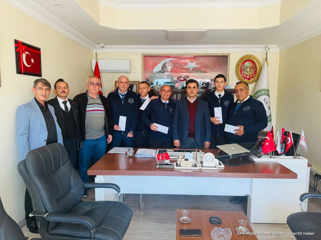 Isparta'da Eylül Ayının Örnek Şoförleri Ödüllendirildi