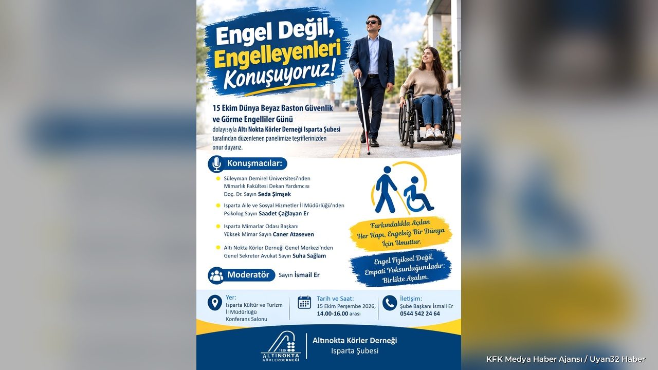 Isparta’da Farkındalık Oluşturacak Panel Düzenleniyor