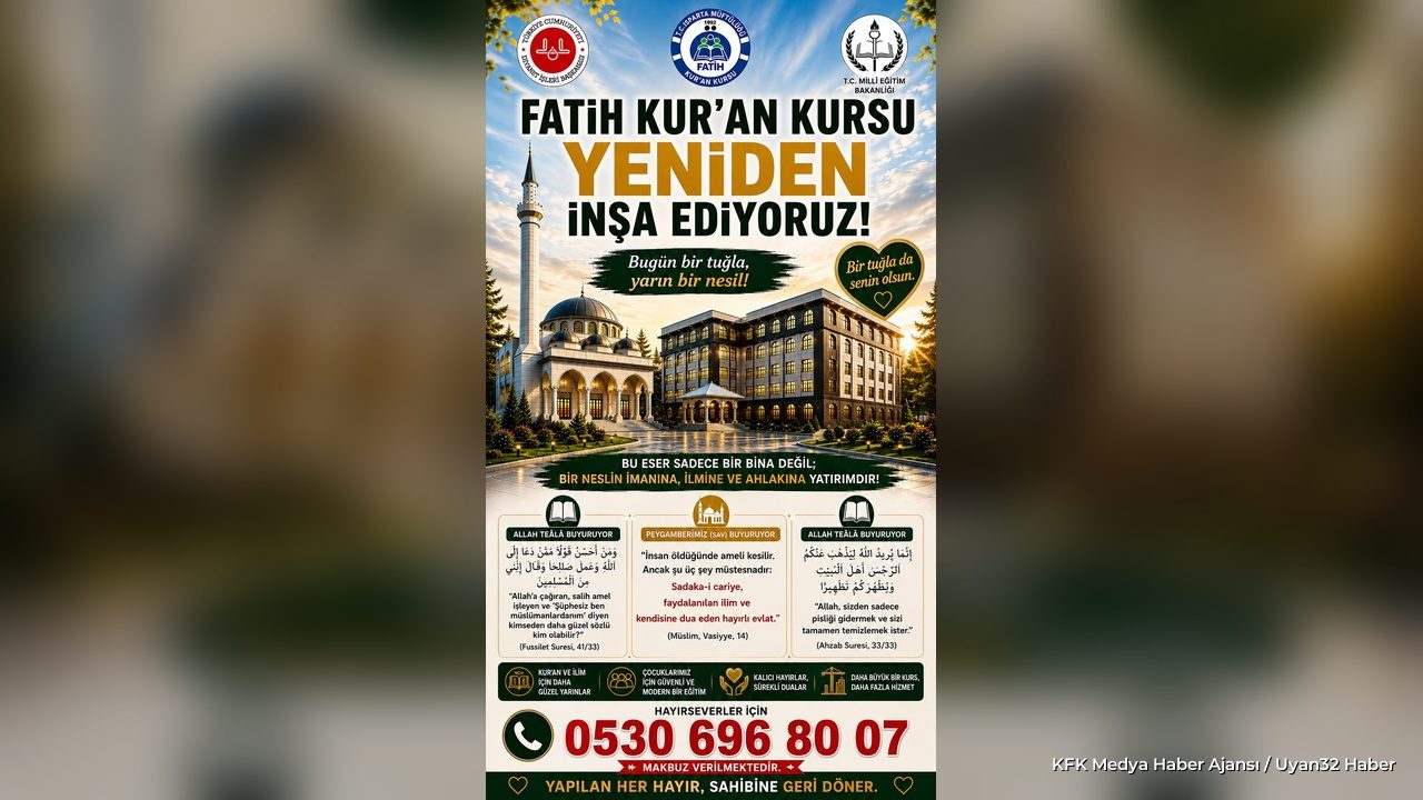 Fatih Kur’an Kursu Yeniden Yapılıyor