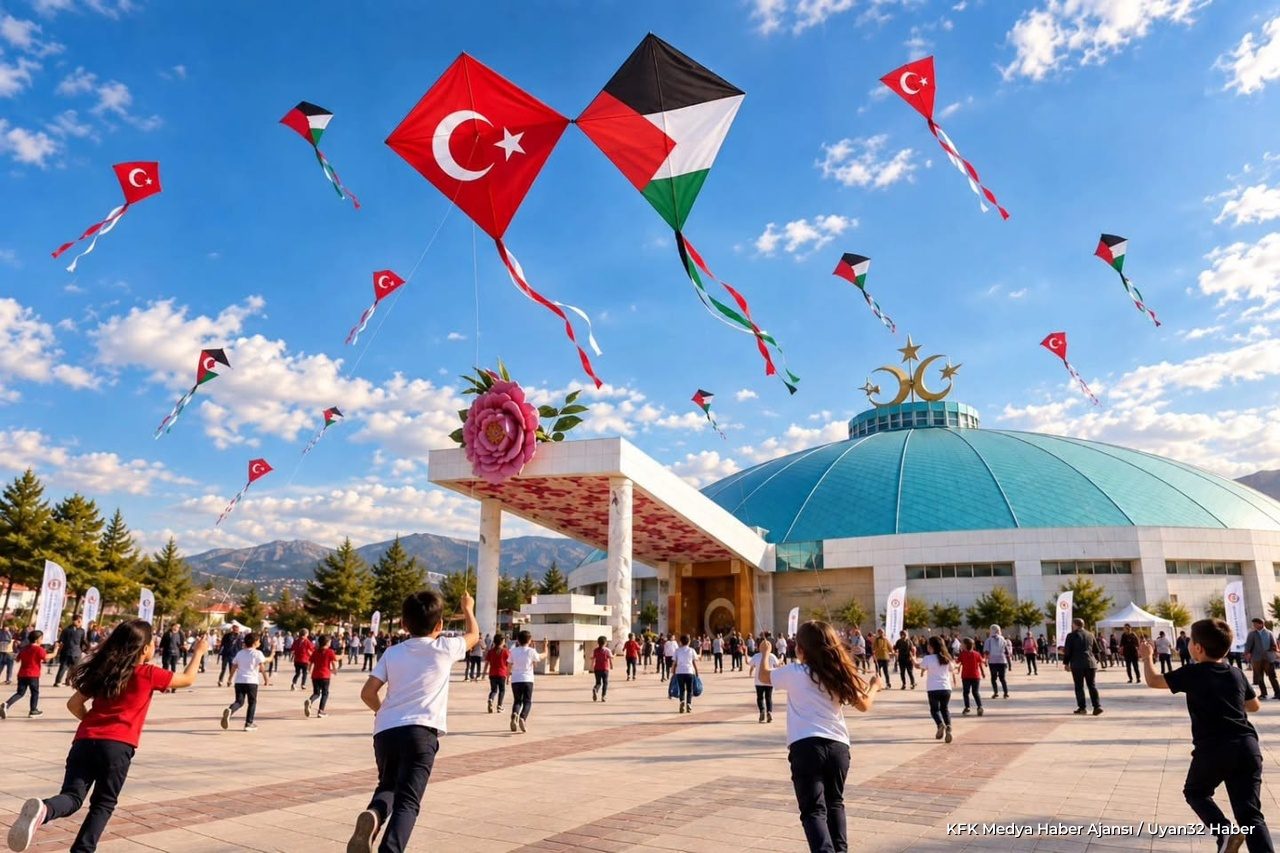 Isparta'da Gazze İçin Uçurtma Etkinliği Düzenleniyor