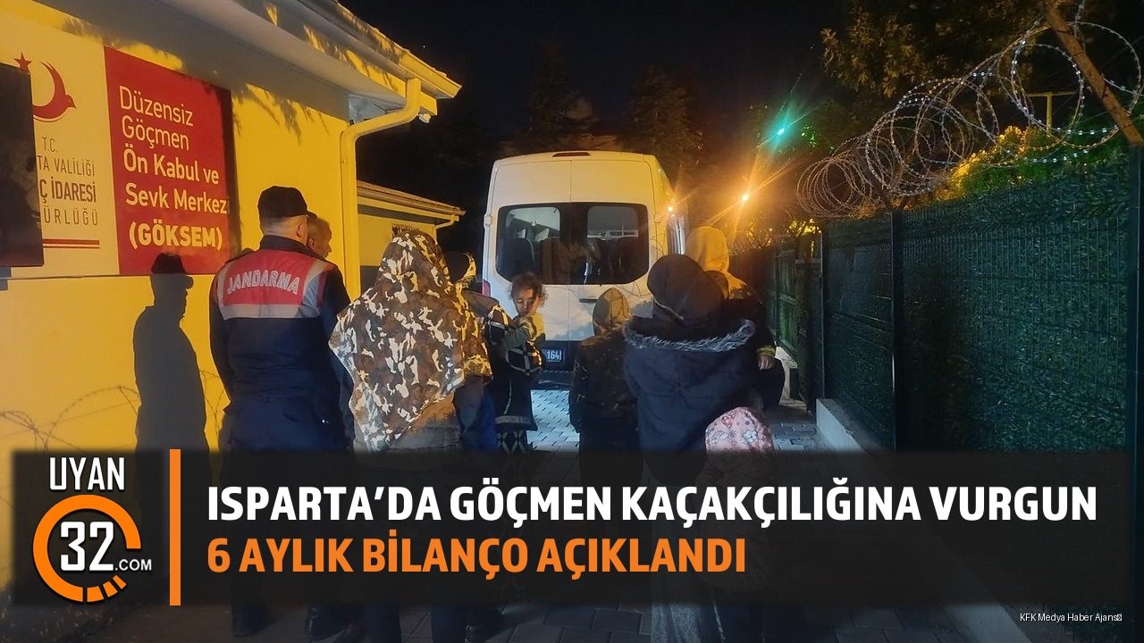 Isparta Jandarma'dan Düzensiz Göçle Mücadelede Kapsamlı Operasyon
