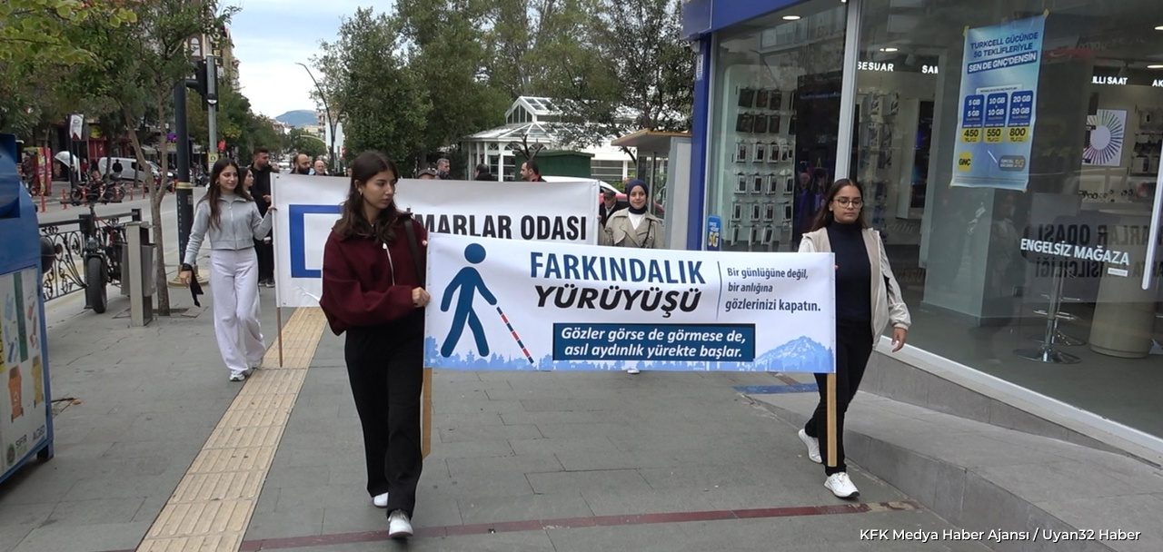 Isparta'da Görme Engelliler İçin Anlamlı Yürüyüş Düzenlendi - Detay 7