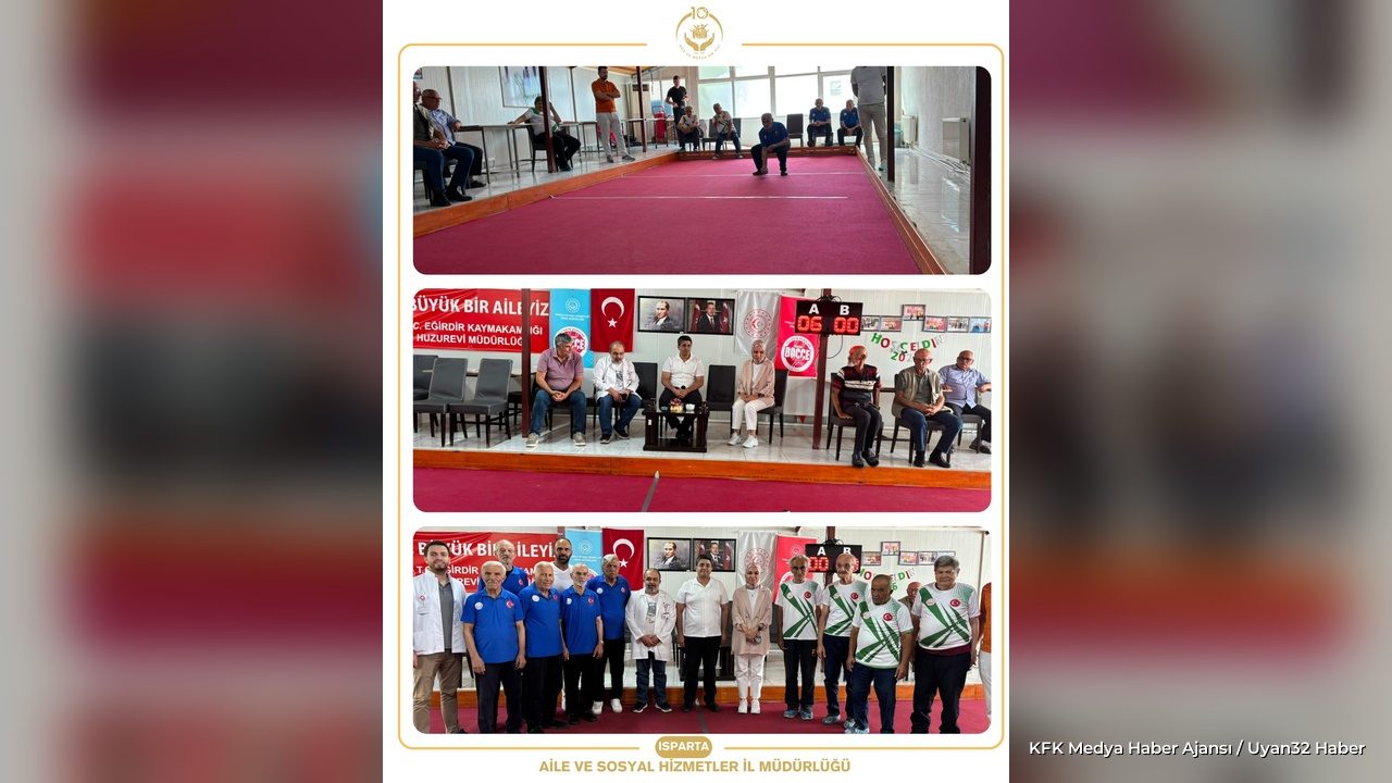 Isparta'da Bocce Turnuvası Düzenlendi