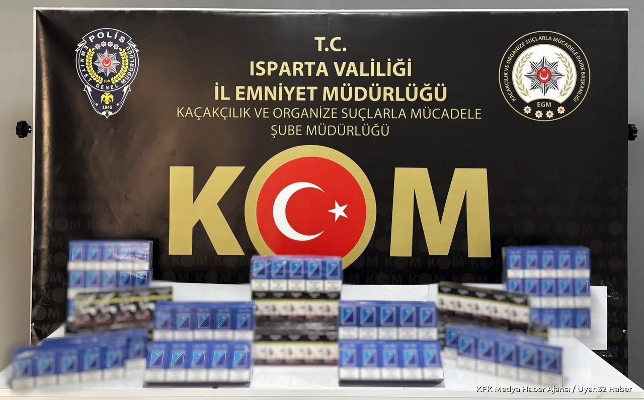 Isparta'da Kaçak Sigara Operasyonu: 300 Paket Ele Geçirildi