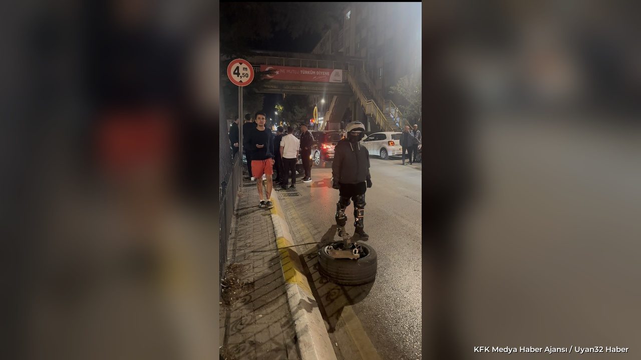 Isparta’da Korkutan Kaza: Kazanın Şiddeti Fotoğrafa Yansıdı!