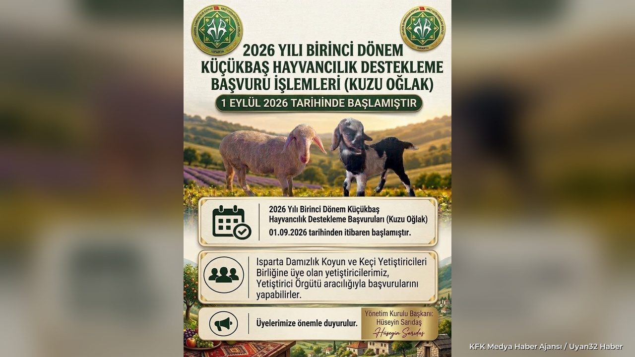 Isparta'da Küçükbaş Hayvancılık Destekleme Başvuruları Başladı - Detay 2
