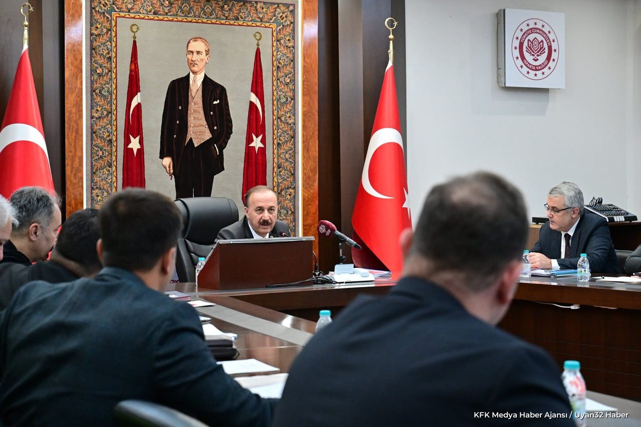 Isparta'da Okul Güvenliği Toplantısı Yapıldı