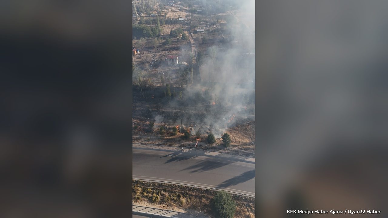 Isparta’da Otluk Alanda Çıkan Yangın Kontrol Altına Alındı