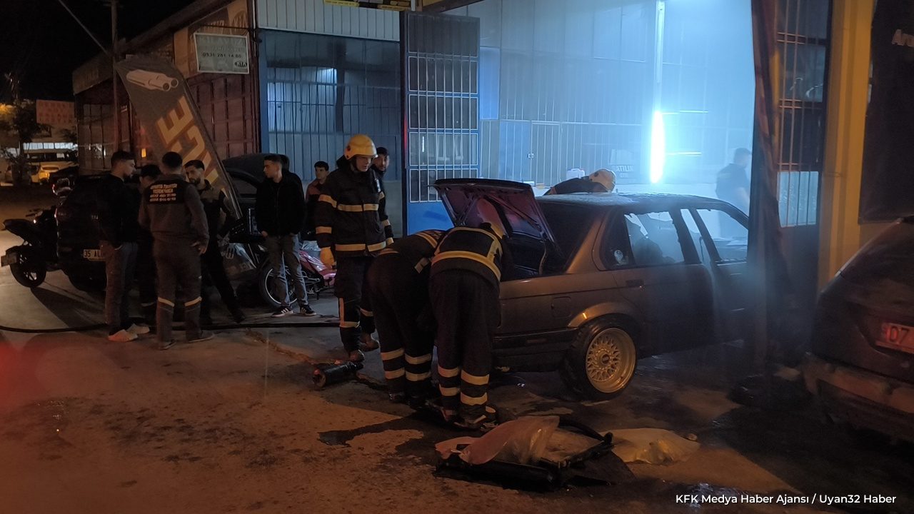 Isparta'da Park Halindeki Araçta Yangın Çıktı - Detay 2